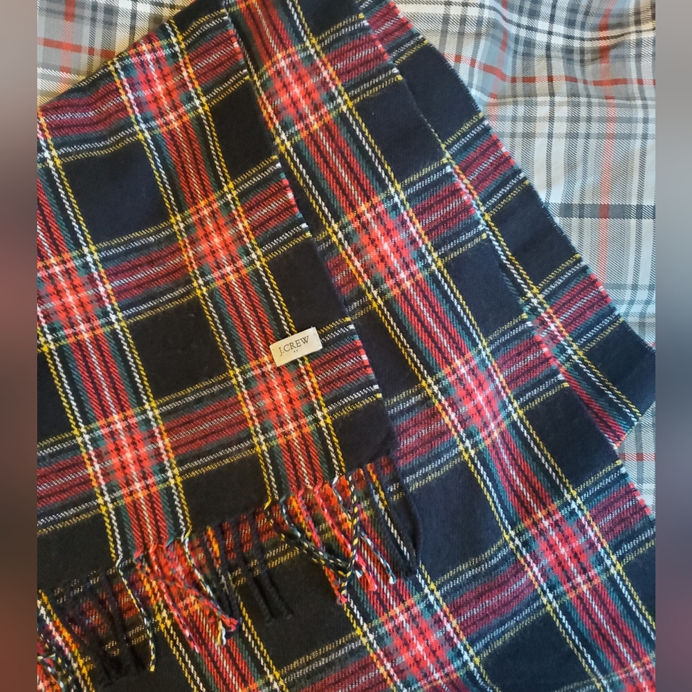 J Crew Plad Scarf